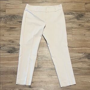 White House Black Market Cream Slacks